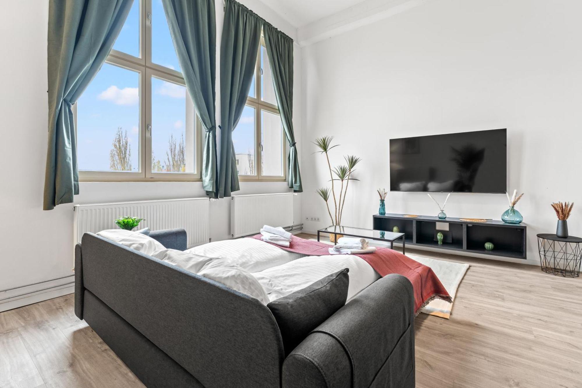 Mint Apartment Ueber Der Stadt Parken Kueche Wifi Berlin Exteriör bild